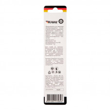 Сверло по металлу 8,0х117х75мм (HSS), DIN 338, 1 шт. в упаковке KRANZ