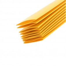 Трубка термоусаживаемая ТУТ нг 19,0/9,5мм, желтая, упаковка 10 шт. по 1м REXANT