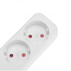 Удлинитель STANDARD 4 гнезда, 5м, 2х1,0мм², б/з, белый REXANT