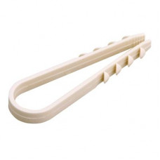 Дюбель-хомут 11-18мм, круглый, белый (100 шт/уп) PROconnect