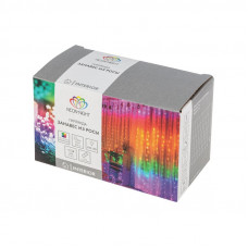 Гирлянда Светодиодный занавес из росы 3х3м 300 LED МУЛЬТИКОЛОР IP20 USB + пульт управления, с крючками для крепления NEON-NIGHT