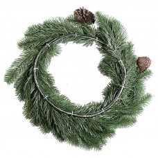 Еловый венок с шишками NEON-NIGHT Ø 45см, Литой