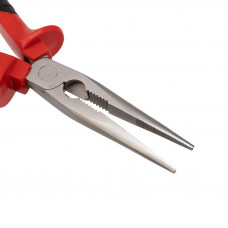 Тонкогубцы 200мм никелированные, двухкомпонентные рукоятки REXANT