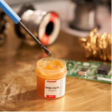 Флюс для пайки, паста TR-RM KELLER, 20мл, банка, блистер REXANT