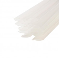 Трубка термоусаживаемая СТТК (3:1) двустенная клеевая 18,0/6,0мм, прозрачная, упаковка 10 шт. по 1м REXANT