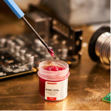 Флюс-гель для пайки, TT KELLER индикаторный, 20мл, банка, блистер REXANT