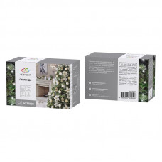 Гирлянда Твинкл Лайт 6 м, темно-зеленый ПВХ, 40 LED, цвет белый