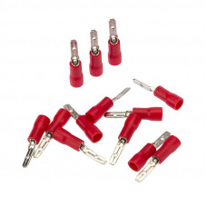 Клемма плоская изолированная РПи-п 1.5-(2.8)/РпИп 1,25-3-0,8 штекер 2.8 мм 0.5-1.5 мм² красная  REXANT