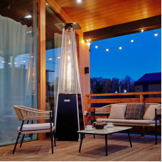 Камин уличный газовый инфракрасный Пирамида, 13кВт REXANT