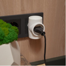 Тройник электрический 6А б/з белый 220 В REXANT