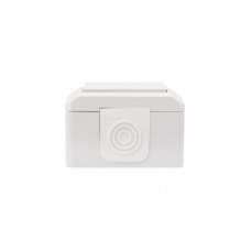 Выключатель одноклавишный INDUSTRIAL IP54 о/у, белый KRANZ