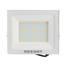 Прожектор светодиодный СДО 100Вт 8000Лм 6500K холодный свет, белый корпус REXANT