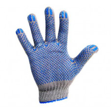 Перчатки х/б с покрытием ПВХ «Актив», 3 нити, 32-34 г