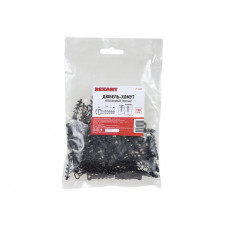 Дюбель-хомут 5-8мм, прямоугольный, черный (100 шт/уп) REXANT