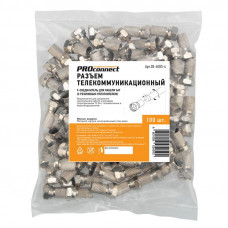 F-разъем для SAT, (с резиновым уплотнителем) PROconnect