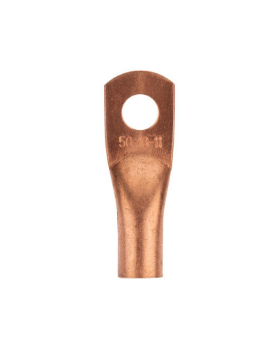 Наконечник медный ТМ 50-10-11 (50мм² - Ø11мм) (в упак. 50 шт.) REXANT