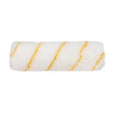 Ролик (сменный) полиамид белый с желтой полосой, ворс 11 мм, ширина ролика 180 мм, Ø 42 мм, бюгель 8 мм, серия «Мастер» REXANT