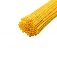 Трубка термоусаживаемая ТУТ нг 2,5/1,25мм, желтая, упаковка 50 шт. по 1м REXANT