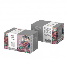 Гирлянда Твинкл Лайт 15 м, темно-зеленый ПВХ, 120 LED, цвет мультиколор