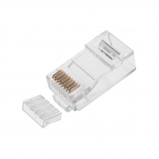 Разъем RJ-45(8P8C) под витую пару, UTP, CAT 6, с вставкой REXANT