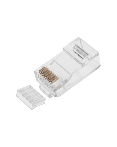 Разъем RJ-45(8P8C) под витую пару, UTP, CAT 6, с вставкой REXANT