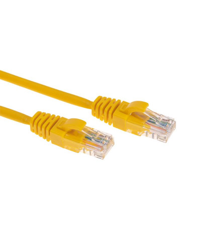 Патч-корд U/UTP, CAT 5e, RJ45-RJ45, 26AWG, LSZH, желтый, 2м REXANT