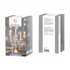 Фигура на подставке Подсвечник со свечками 50 см