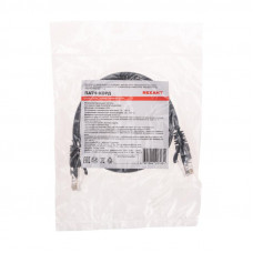Патч-корд U/UTP, CAT 5e, RJ45-RJ45, 26AWG, LSZH, черный, 0,5м REXANT