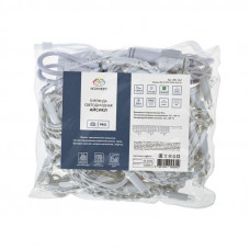 Гирлянда светодиодная Бахрома (Айсикл) 4,8х0,6м 176 LED ЗЕЛЕНЫЙ белый ПВХ IP65 эффект мерцания 230В нужен блок 303-500-1 NEON-NIGHT