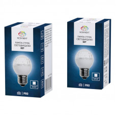 Лампа-строб светодиодная, диаметр 50, E27, 18 LED, 2,5Вт, БЕЛЫЙ, 230В NEON-NIGHT