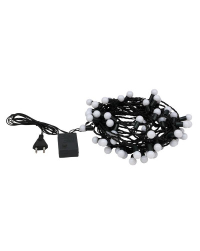 Гирлянда Мультишарики Ø17,5 мм, 10 м, 80 LED МУЛЬТИ, темно-зеленый ПВХ, IP65, динамика, 230В не соединяется NEON-NIGHT