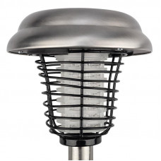 Антимоскитный инсектицидный садовый светильник R 20м, на солнечной батарее, металл REXANT