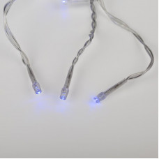 Гирлянда Светодиодный Дождь 1,5х1м, свечение с динамикой, прозрачный провод, 230 В, диоды СИНИЕ