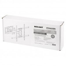 Кронштейн для телевизора 37'-85', наклонно-поворотный, двойное колено, серия HOME REXANT