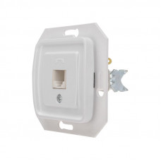 DEA Розетка Телефон RJ11 с/у мех. Бел KRANZ