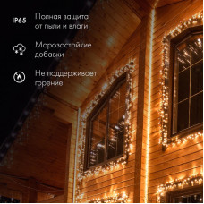 Дюралайт LED двухжильный 230В 13мм 36 LED/м СИНИЙ постоянное свечение модуль 1м бухта 100м NEON-NIGHT