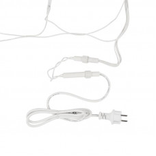 Гирлянда светодиодная Сеть 2x3м 432 LED БЕЛЫЙ белый каучук IP67 постоянное свечение 230В блок в комплекте NEON-NIGHT