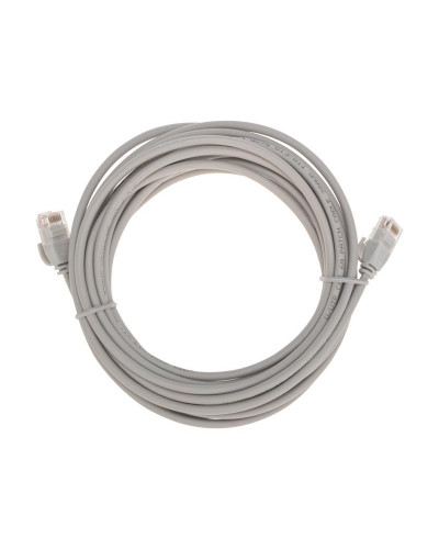 Патч-корд U/UTP, CAT 6A (10G), RJ45-RJ45, 28AWG, LSZH, серый, 5м REXANT