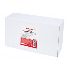 Клемма СМК 222-423D проходная 3-полюсная, с креплением на DIN-рейку (0,08-4 мм²) серая (50 шт./уп.) REXANT