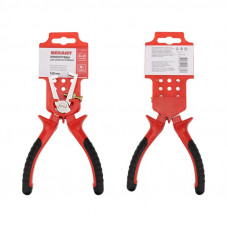 Плоскогубцы для зачистки проводов 160мм никелированные, двухкомпонентные рукоятки REXANT