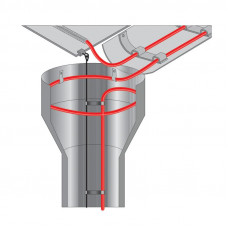 Кабель греющий саморегулирующийся POWER Line 30SRL-2CR, 7м/210Вт REXANT