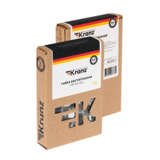 Гайка шестигранная DIN 934, M12, короб (25 шт/уп) KRANZ