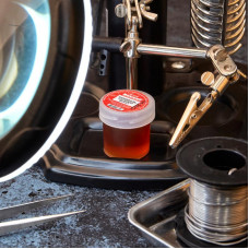 Канифоль сосновая, флюс НЕЙТРАЛЬНЫЙ, марка А, 10г, банка REXANT