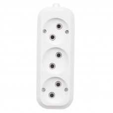 Колодка 3 гнезда без заземления REXANT