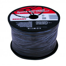 Провод ПГВА 1х1,00мм², черный, бухта 100м REXANT