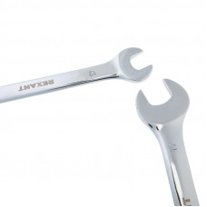 Набор ключей рожковых (8-24мм), 8 шт, CrV, зеркальное хромирование REXANT