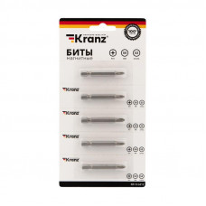 Бита PH 1x50 мм для шуруповерта сталь S2 5 шт. (лента) Kranz