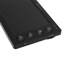 Цветной монитор  видеодомофона 7' формата AHD(1080P), с детектором движения, функцией фото- и видеозаписи. Цвет черный (модель AC-435)