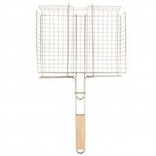 Решетка для барбекю глубокая средняя, 34х26см СОКОЛ