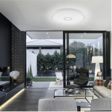 Светильник настенно-потолочный Aqua LED 48 Вт 2700-6500 К управления с пульта и выключателя, диммирование, встроенный ночник L REXANT